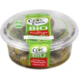 CROC'FRAIS Olives vertes bio dénoyautées à la provençale