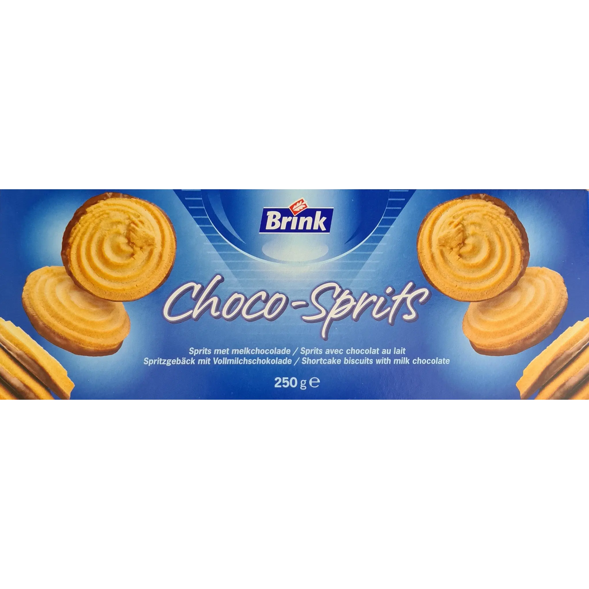 BRINK Choco-sprits biscuits au chocolat au lait