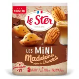 LE STER Mini madeleines aux pépites de chocolat