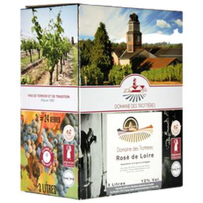 Vin Loire AOP rosé Domaine des Trottières - (Bib 3 L)