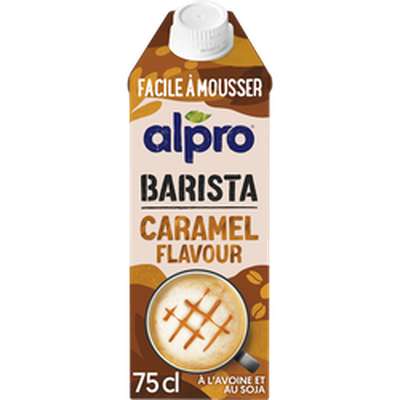 Boisson Barista végétale saveur caramel, Alpro (75 cl)