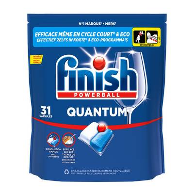 Finish Capsules Lave-Vaisselle Powerball Ultimate, 31 capsules