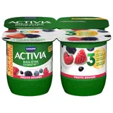 Yaourts aux fruits bifidus mûre framboise ACTIVIA