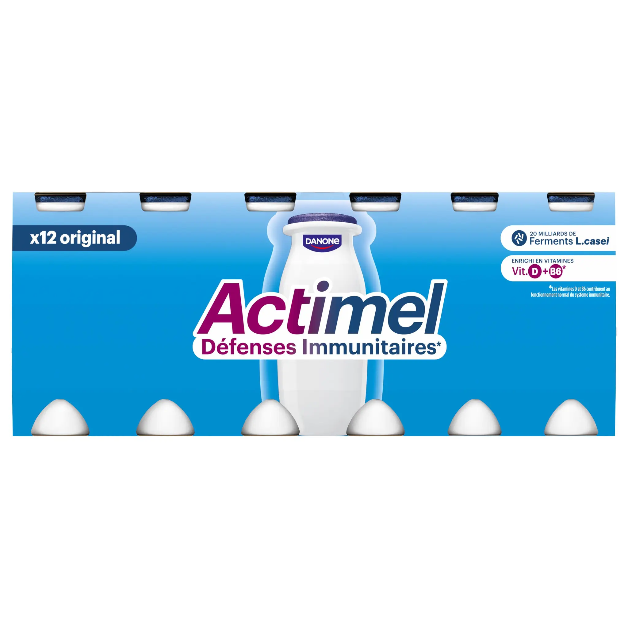 ACTIMEL Yaourt à boire nature
