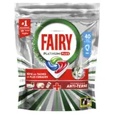 Fairy Platinum Plus All In One Technologie Anti-terne Tablettes Lave-Vaisselle Regular x40