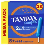 Tampax Compak Super Plus Tampons Avec Applicateur x28