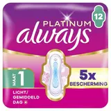 Always Serviettes Hygiéniques avec Ailettes, 12 serviettes