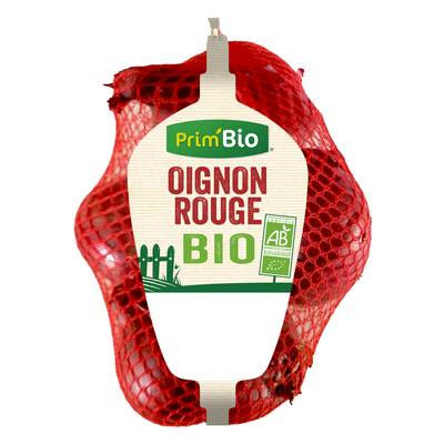 Priméale Oignon Rouge  Bio, Filet de 500g