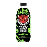 CRAZY TIGER Boisson énergisante saveur pomme star