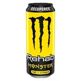 Monster Rehab Thé Citron, Boisson Énergisante, 50cl