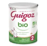 Lait en poudre 2ème âge BIO - de 6 à 12 mois, Guigoz (800 g)