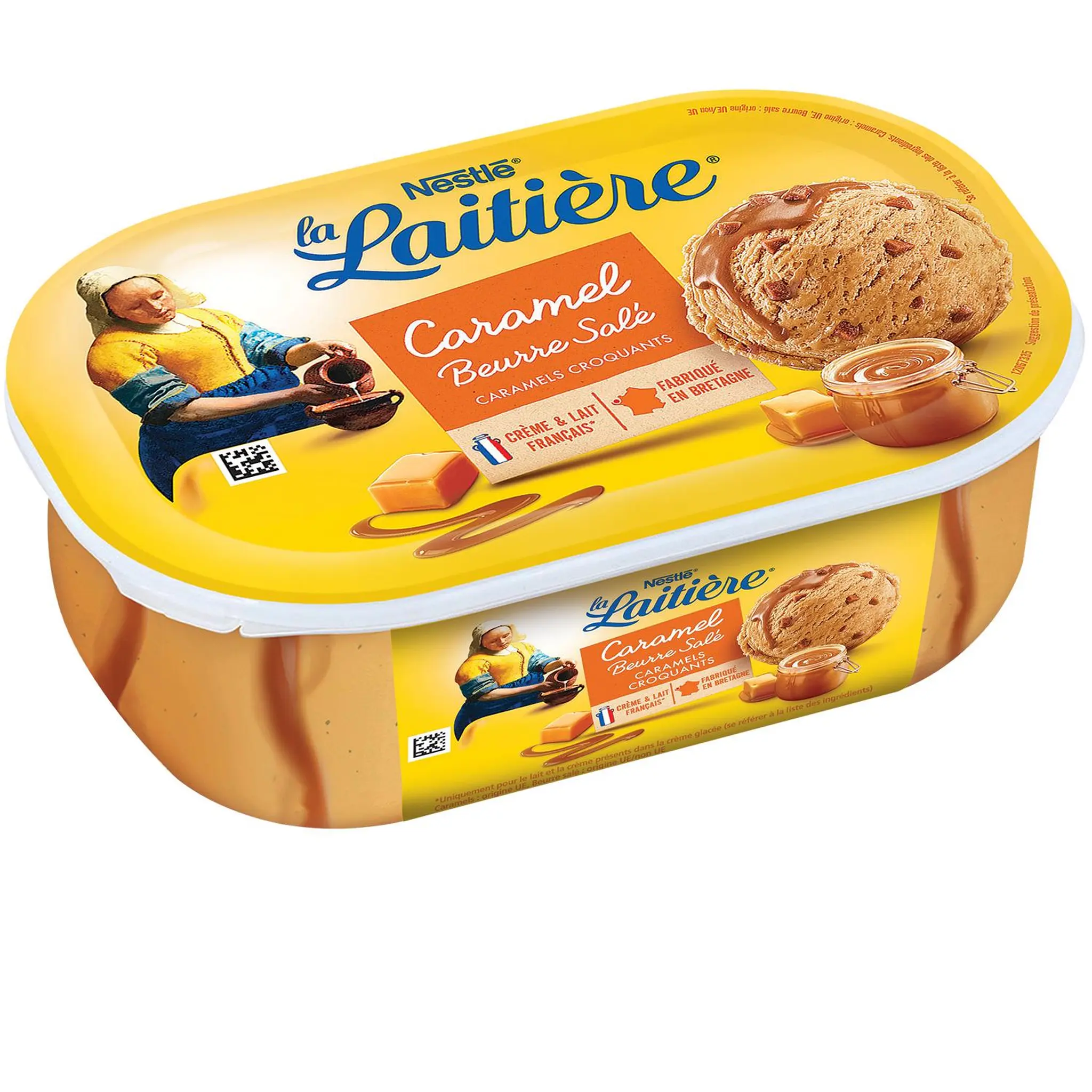 LA LAITIERE Bac caramel beurre salé caramels croquants