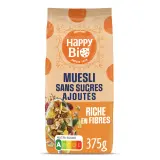 HAPPY BIO Muesli sans sucres ajoutés