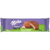 MILKA Choco Suprême Gaufrettes enrobées et fourrées au chocolat au lait et noisette