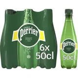 Perrier Eau gazeuse minérale naturelle, 6x50cl