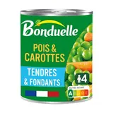 Bonduelle Petits Pois Carottes en conserve, 530g