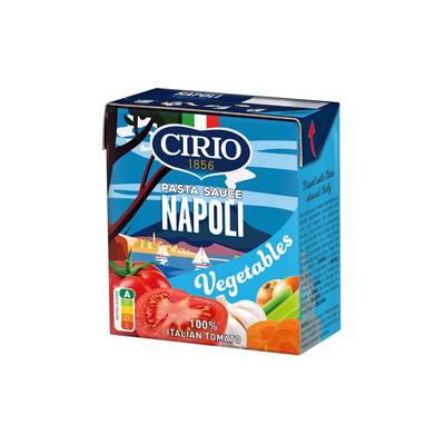 Cirio Sauce napolitaine aux petits légumes en brique, 340g