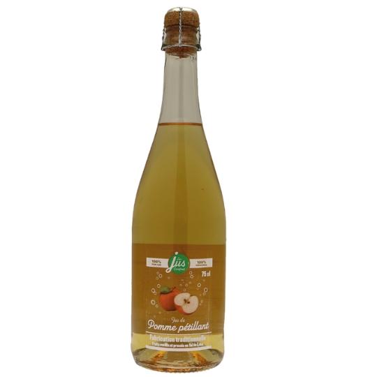 Jus de Pomme Pétillant 100% Pur Jus LES JUS COOIFRUIT