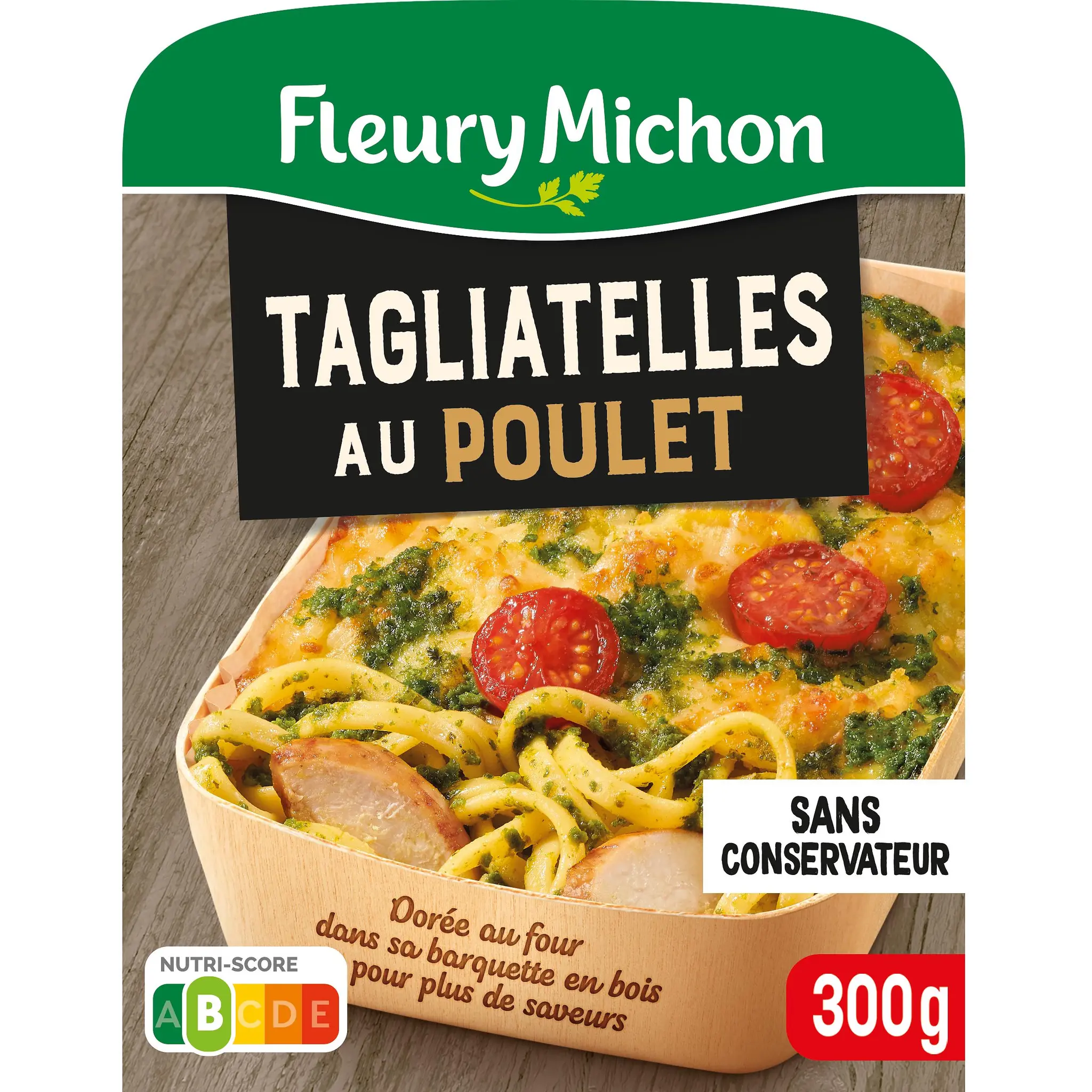 FLEURY MICHON Tagliatelles au poulet sauce pesto