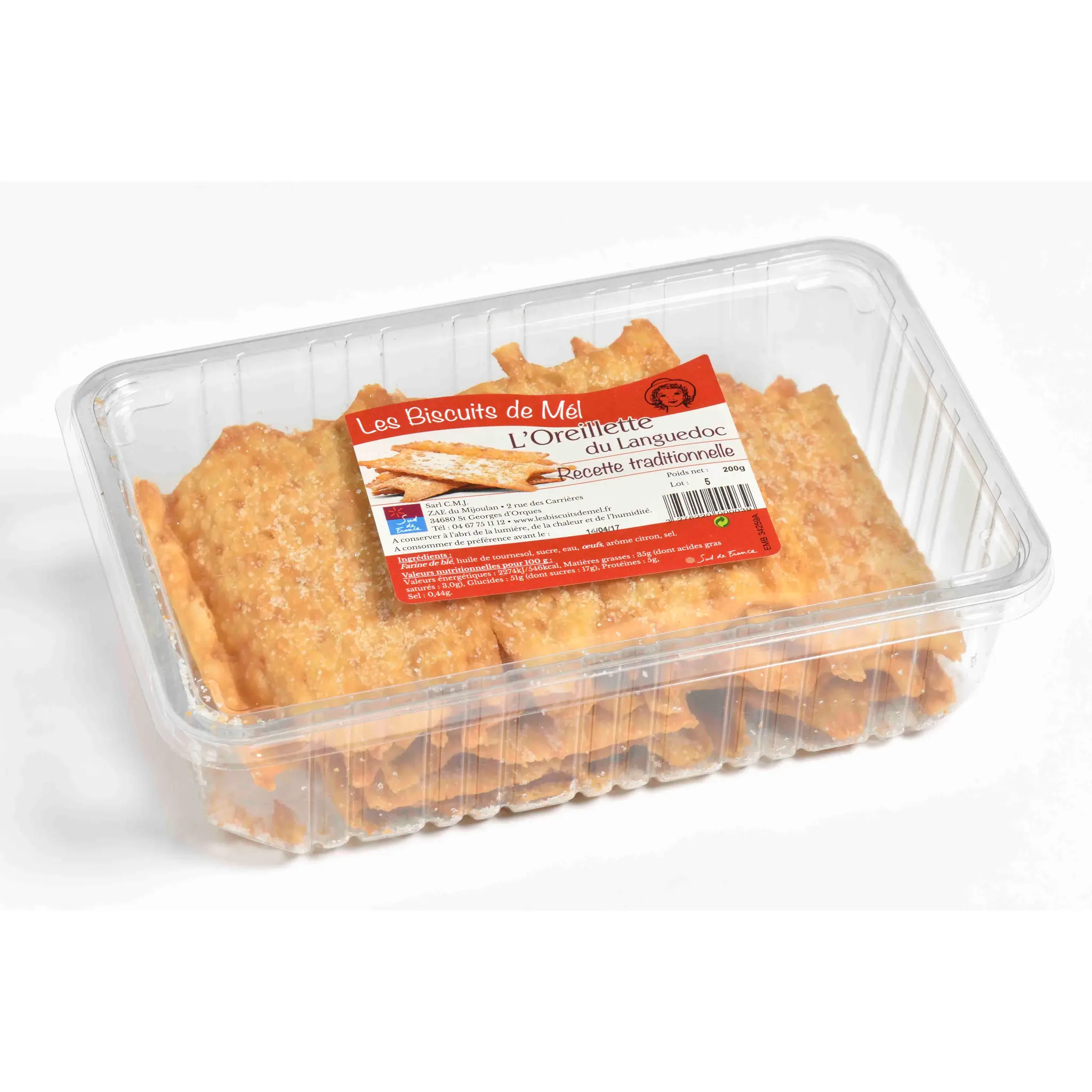 LES BISCUITS DE MÉL Oreillettes du languedoc