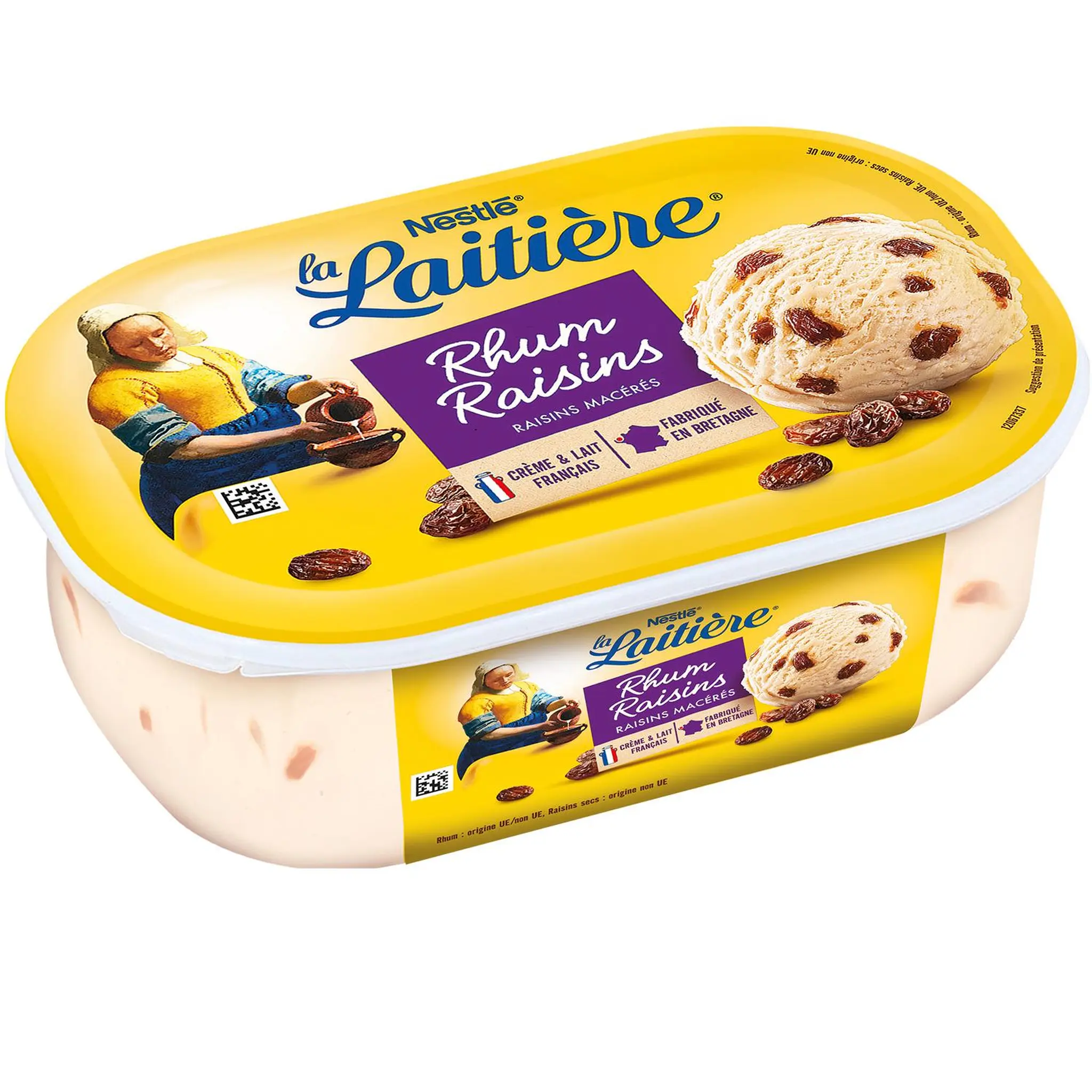 LA LAITIERE Bac rhum raisin
