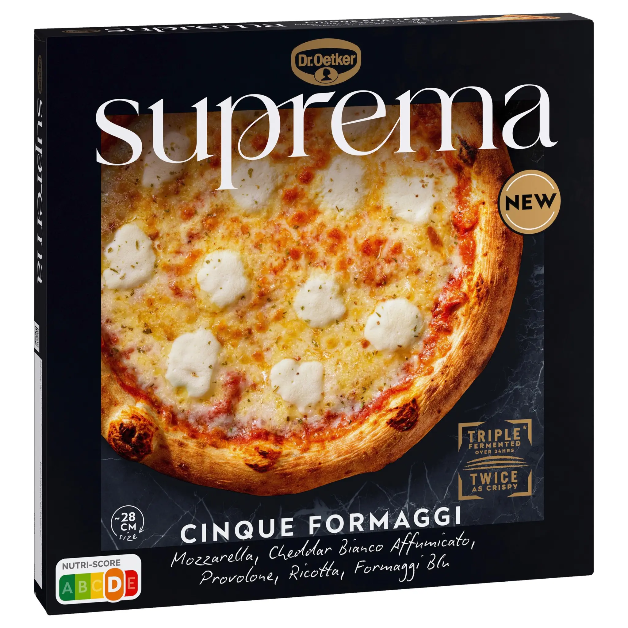 DR OETKER Suprema pizza surgelée cinque formaggi