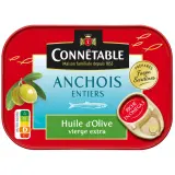 CONNETABLE Anchois entiers à l'huile d'olive vierge extra