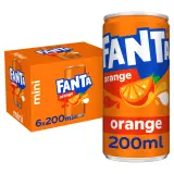 FANTA Boisson gazeuse aromatisée orange boîtes