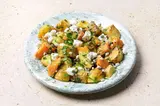 Salade de pommes de terre, patates douces & fromage de chèvre, Frichti (410 g)