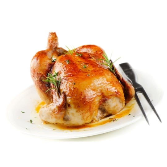 Poulet rôti fermier blanc de Normandie