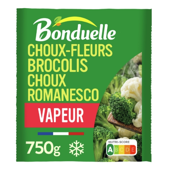 Mélange Légumes Choux-Fleurs Choux Romanesco et Brocolis BONDUELLE