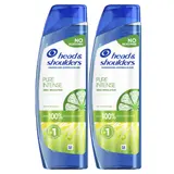 Shampooing Antipelliculaire Pure Intense Sébo-Régulateur pour Cuir Chevelu Gras HEAD & SHOULDERS