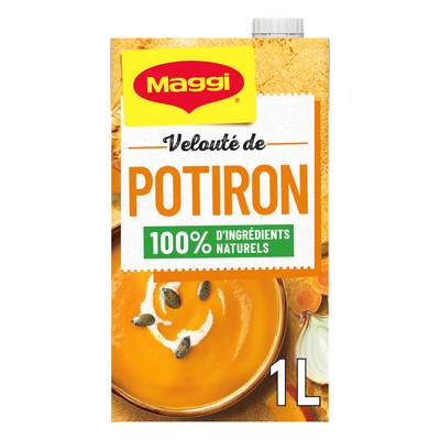 Maggi Velouté Potiron Soupe liquide en brique familiale, 1L