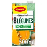 Maggi Velouté de 8 légumes Soupe liquide en brique pour 2, 50cl