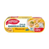 Saupiquet Filets de Maquereaux à la moutarde Format Familial en conserve, 226g