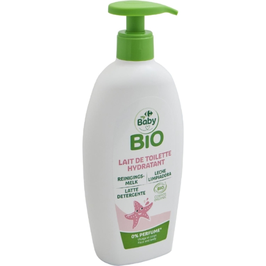 Lait de toilette bébé CARREFOUR BABY BIO