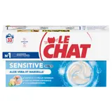 Lessive Capsules Aloe Vera et Marseille Sensitive Discs LE CHAT