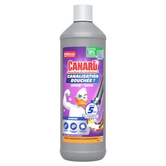 Déboucheur de Canalisations Soude et Javel CANARD WC