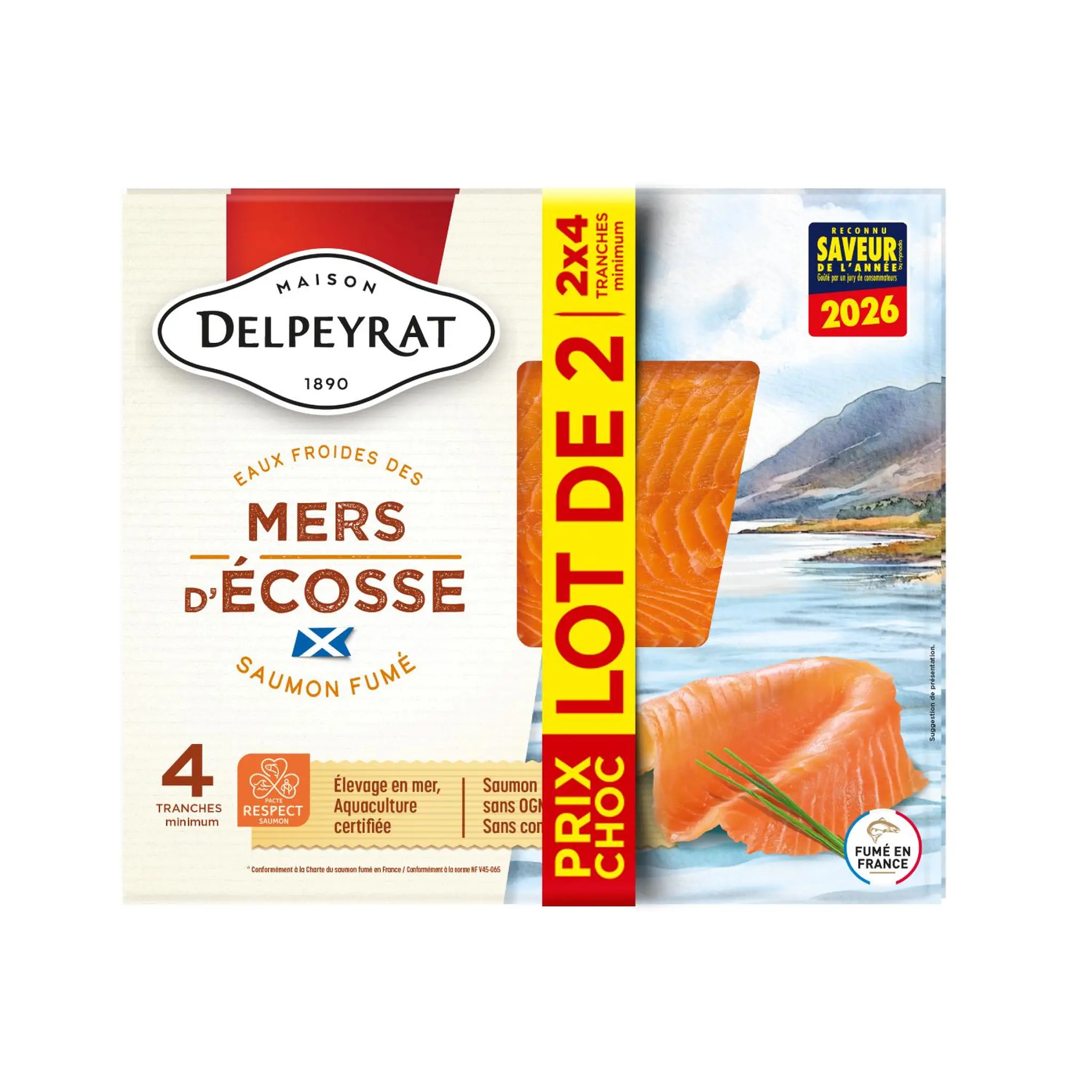 DELPEYRAT Saumon fumé d'Ecosse