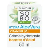 SO BIO ETIC Crème hydra aloé véra et vitamine C hydratante booster d'éclat toutes peaux même sensibles