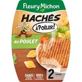 Fleury Michon Haché de Poulet à Poêler, 2x80g