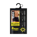 Dim Boxers Noirs Ecodim x4, Taille 6