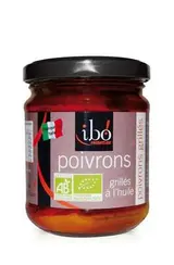 Poivrons grillés à l'huile BIO, Ibo (190 g)
