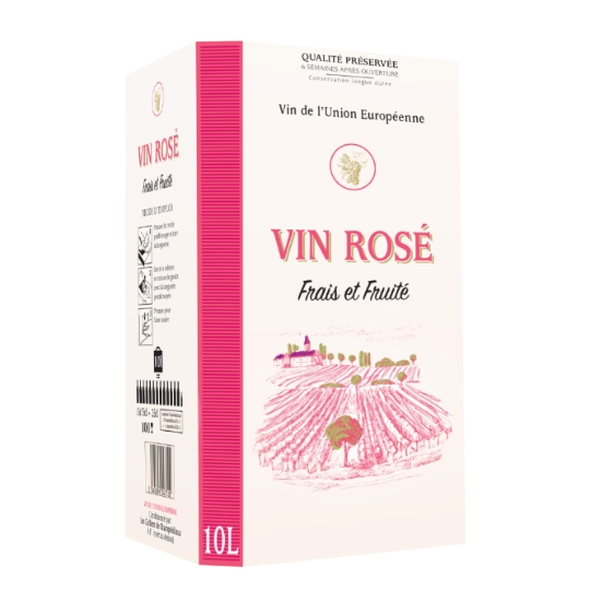 Vin Rosé Frais et Fruité VIN DE L'UNION EUROPEENNE