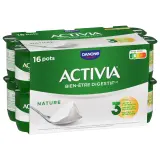 ACTIVIA Probiotiques - Yaourt au bifidus nature