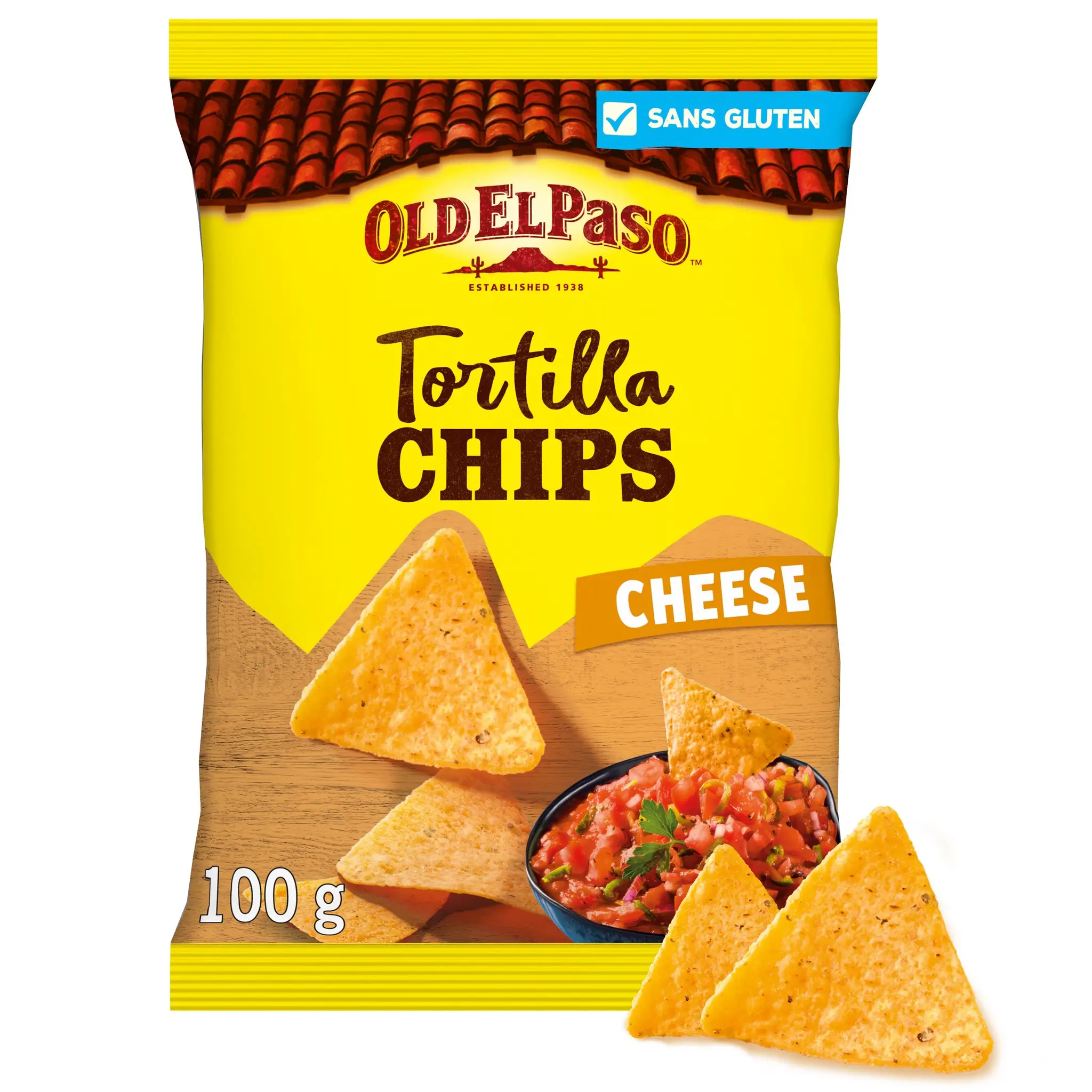 OLD EL PASO Tortilla chips saveur fromage croustillantes