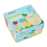 Auchan Dessert végétal brassé au lait de coco saveur citron, 4x100g