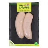 Prés Gourmands Boudin Blanc Nature Bio, 2 pièces - 200g