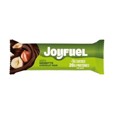 Joyfuel Barre protéinée goûts chocolat noir et noisettes, 55g