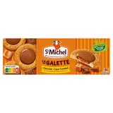 St Michel Galettes fourrées au chocolat au lait et caramel, 98g